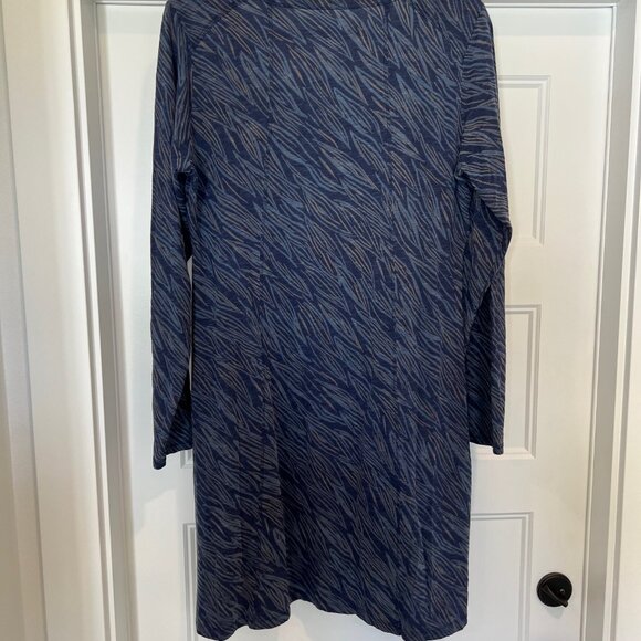 Horny Toad Navy Blue A-Line Long Sleeve Bellfower Dress, Size XL - Picture 5 of 7